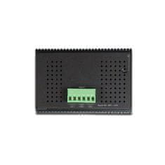 Planet IFGS-1022HPT priemyselný PoE switch, 8x100Mb + 2x1Gb/SFP, PoE 802.3at 30/240W, -40 až 75°C, dual 48-54VDC, IP30