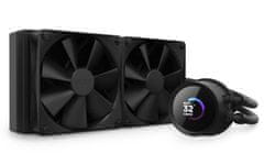 NZXT vodný chladič Kraken 240 / 2x120mm fan / 4-pin PWM / LCD disp. / 6 rokov