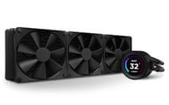 NZXT vodný chladič Kraken 360 ELITE / 3x120mm fan / 4-pin PWM / LCD disp. / 6 rokov