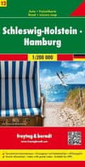 AK 0218 Šlezvicko-Holštajnsko, Hamburg 1:200 000 / automapa + rekreačná mapa