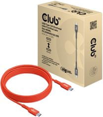 Club 3D kábel USB-C, Data 480Mb,PD 240W(48V/5A) EPR, M/M, 2m