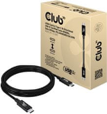 Club 3D kábel USB-C, Data 20Gbps, PD 240W(48V/5A) EPR, M/M, 2m