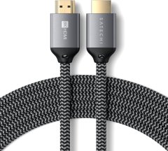 Satechi kábel HDMI, 8K, opletený, 2m, čierna