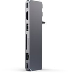 Satechi Pro Hub Max, USB4, HDMI 4K 60Hz, USB-A3.0, micro/SD, Ethernet, USB-C, Audio), šedá