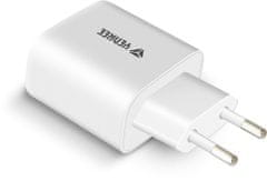 Yenkee GaN síťová nabíječka YAC 3065, USB-C, 65W, biela