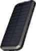 solární powerbanka YPB 1050, 18W, 10000mAh, čierna