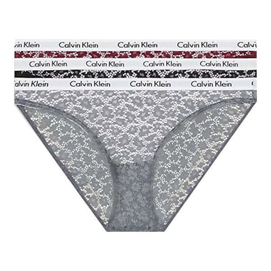 Calvin Klein 3 PACK - dámske nohavičky Bikini QD3926E -BP7