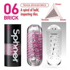 Tenga Tenga Spinner Masturbator (Brick 06), inovatívny japonský masturbátor