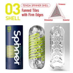 Tenga Tenga Spinner Masturbator (Shell 03), inovatívny japonský masturbátor