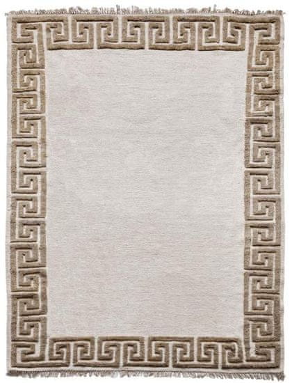 Diamond Carpets Ručne viazaný kusový koberec Greek DESP P86 Ivory White Antique Mud