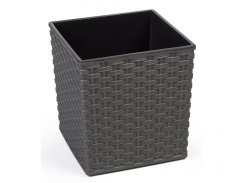 eoshop Obal na črepník JUKA RATTAN plastový 40x40x41cm