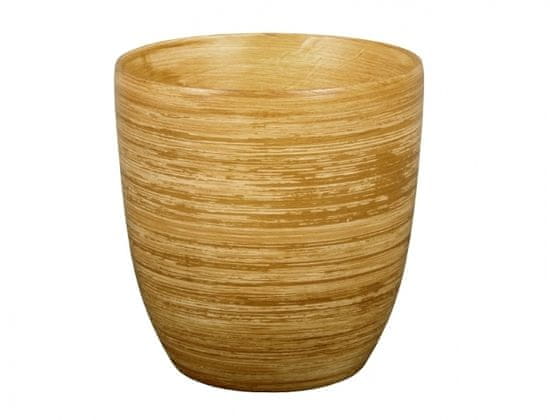 eoshop Obal na črepník KÓDIET TEAK keramický matný d16x17cm