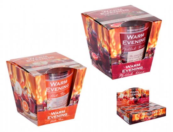 eoshop Sviečka v skle WARM EVENING vonná 115g