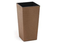 eoshop Obal na črepník FINEZIA PRÚTIE ECO plastový 25x25x46cm