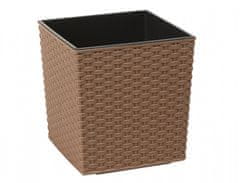 eoshop Obal na črepník JUKA RATTAN ECO plastový 30x30x31cm