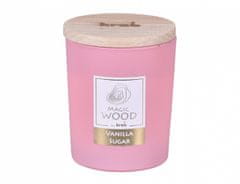 eoshop Sviečka v skle MAGIC WOOD VANILLA SUGAR vonná 300g