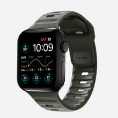 Nomad Sport Band - Športový vodotesný remienok pre Apple Watch 45 / 49 mm, zelený