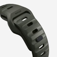 Nomad Sport Band - Športový vodotesný remienok pre Apple Watch 45 / 49 mm, zelený