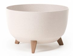 eoshop Žardinka ROMA ECO WOOD 4v1 plastová + 3 ks nožičiek d29x18cm