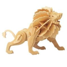 Woodcraft Woodcraft Drevené 3D puzzle lev