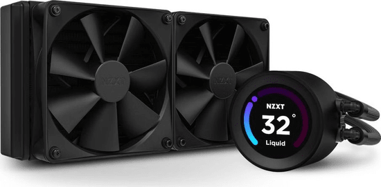 NZXT vodní chladič Kraken 240 ELITE / 2x120mm fan / 4-pin PWM / LCD disp. / 6 let