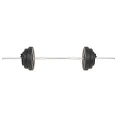 Vidaxl Súprava činiek barbell 30 kg