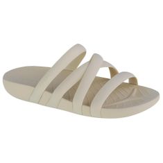 Crocs Šľapky krémová 36 EU Splash Strappy Sandal