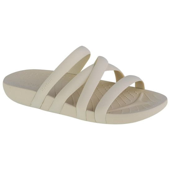 Crocs Šľapky krémová Splash Strappy Sandal