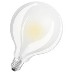 LEDVANCE Stmievateľná LED žiarovka E27 G125 11W = 100W 1521lm 2700K Teplá biela 300° CRI90 Filament Mliečny Superior