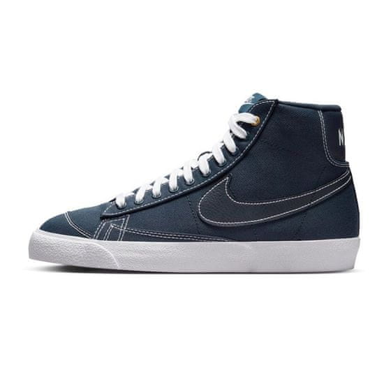 Nike Trampky tmavomodrá Blazer Mid 77 Canvas