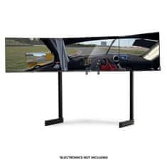 Next Level Racing ELITE Free Standing Triple Add-On, Prídavný držiak na 2 bočné monitory, čierny