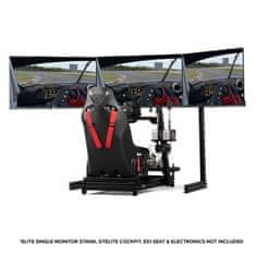 Next Level Racing ELITE Free Standing Triple Add-On, Prídavný držiak na 2 bočné monitory, čierny