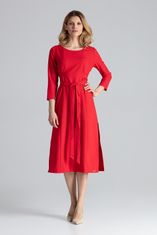Figl Dámske spoločenské šaty Clalon M631 červená L