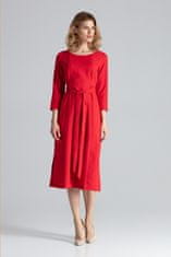 Figl Dámske spoločenské šaty Clalon M631 červená L