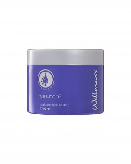 Wellmaxx Hyaluron5 vitalizing body peeling cream pílingový krém 200ml