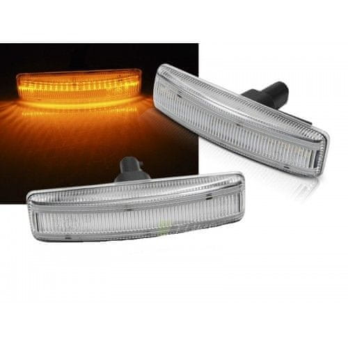 TUNING TEC Bočné svetlá LAND ROVER RANGE SPORT 2005-2012 biele LED