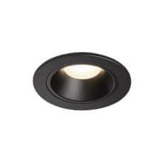 SLV BIG WHITE NUMINOS DL S vnútorné LED zápustné stropné svietidlo čierna/čierna 4000 K 20° vrátane listových pružín 1003817