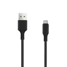 setty. Autonabíjačka 1x USB 2,4A čierna + USB-C kábel 1,0 m (GSM108845)