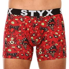 Styx Pánske boxerky long art športová guma zombie (U1451) - veľkosť XXL