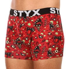 Styx Pánske boxerky long art športová guma zombie (U1451) - veľkosť XXL