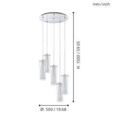 EGLO EGLO Závesné svietidlo PINTO 93003