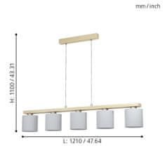EGLO EGLO Závesné svietidlo CASTRALVO 98591