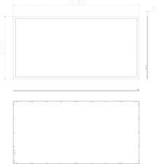 Light Impressions Deko-Light rastrové svietidlo Standard Flex 33-38V DC 51,50 W 3000/4000/6000 K 6000 lm 620 mm biela RAL 9016 100154