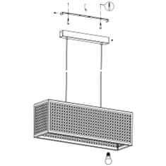 EGLO EGLO Závesne svietidlo SALLICANO 43559