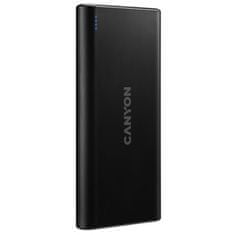 Canyon Záložní zdroj Powerbank 10000 mAh, Micro USB/ USB-C - černá