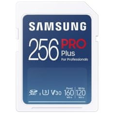 SAMSUNG Pamäťová karta PRO Plus SDXC (160R/ 120W) 256 GB + USB adaptér
