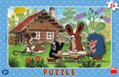 Krtko na návšteve - 15 dosiek puzzle