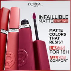 Loreal Paris Matný hydratačný rúž Infaillible Matte Resist ance ( Lips tick ) 5 ml (Odtieň 430 A-lister)