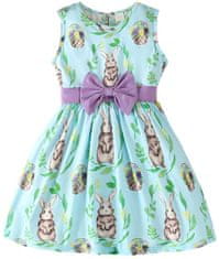 EXCELLENT Detské šaty s mašľou veľkosť 116 - Bunny