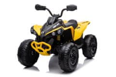 Lean-toys CAN-AM Renegate dobíjací Quad Yellow